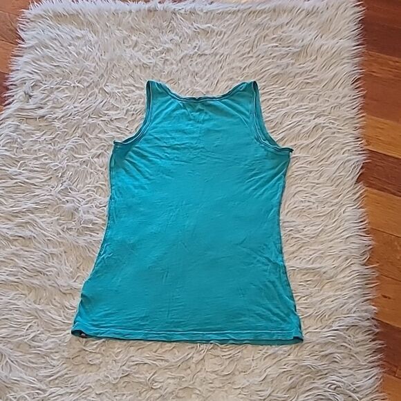 The north face womens teal cotton modal racerback tank top size xs - Picture 5 of 5